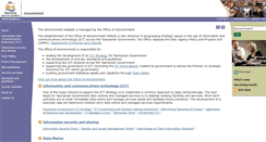 Desktop Screenshot of egovernment.tas.gov.au