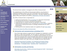 Tablet Screenshot of egovernment.tas.gov.au