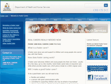 Tablet Screenshot of fostercare.tas.gov.au