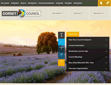 Tablet Screenshot of dorset.tas.gov.au