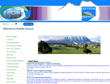 Tablet Screenshot of kentish.tas.gov.au