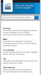 Mobile Screenshot of economicregulator.tas.gov.au