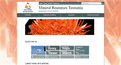 Desktop Screenshot of mrt.tas.gov.au