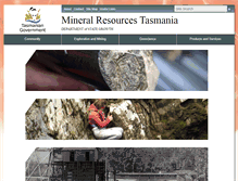 Tablet Screenshot of mrt.tas.gov.au