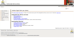 Desktop Screenshot of lawlibrary.tas.gov.au