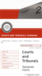 Mobile Screenshot of courts.tas.gov.au