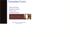 Desktop Screenshot of courtlists.tas.gov.au