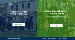Desktop Screenshot of independentschools.tas.edu.au