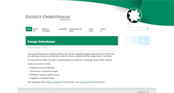 Desktop Screenshot of energyombudsman.tas.gov.au