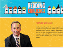 Tablet Screenshot of premiersreadingchallenge.tas.gov.au