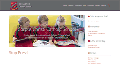 Desktop Screenshot of corpuschristi.tas.edu.au