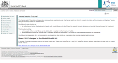 Desktop Screenshot of mentalhealthtribunal.tas.gov.au
